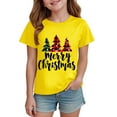 thumbnail image 5 of Ulanda Toddler Christmas Shirt Boys Girls Santa Chicken Tshirts Funny Xmas Holiday Dinosaur Outfit Tees Gift for Kids (Yellow, 13-14 Years), 5 of 6