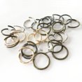thumbnail image 1 of 20 Piezas Anillos Abiertos de Color Mezcdos Elegante Accesorios para Crear Joyas Atractivas de 22mm Sunnimix Anillos de salto de metal, 1 of 8