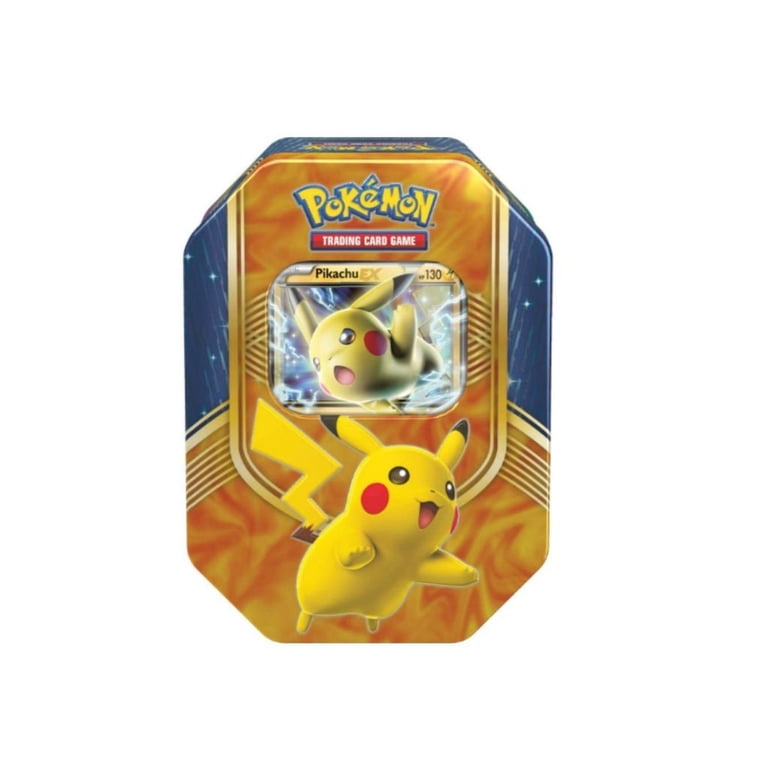 TCG: Fall Battle Heart Tin Pikachu EX, Give your collection a boost:  includes 4 booster packs containing 10 cards each to advance your  collection to a new.., By Pokemon - Walmart.com