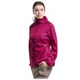 thumbnail image 3 of FINALGANG Women Simple Jackets Solid Color Stand Collar Long Sleeve Rain Jacket Full Zipper Windproof Athletic Coat Design Durable Soft Fabric, 3 of 7