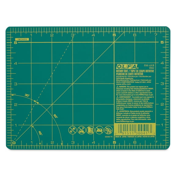 Self Healing Olfa Rotary Cutting Mat 6"x8"