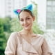 thumbnail image 5 of KAKOWELY 5 diademas con orejas de animal: aros brillantes para el pelo para niñas, lindas orejas de gato, accesorios para disfraz de cosplay, fiestas de cumpleaños y Halloween., 5 of 5