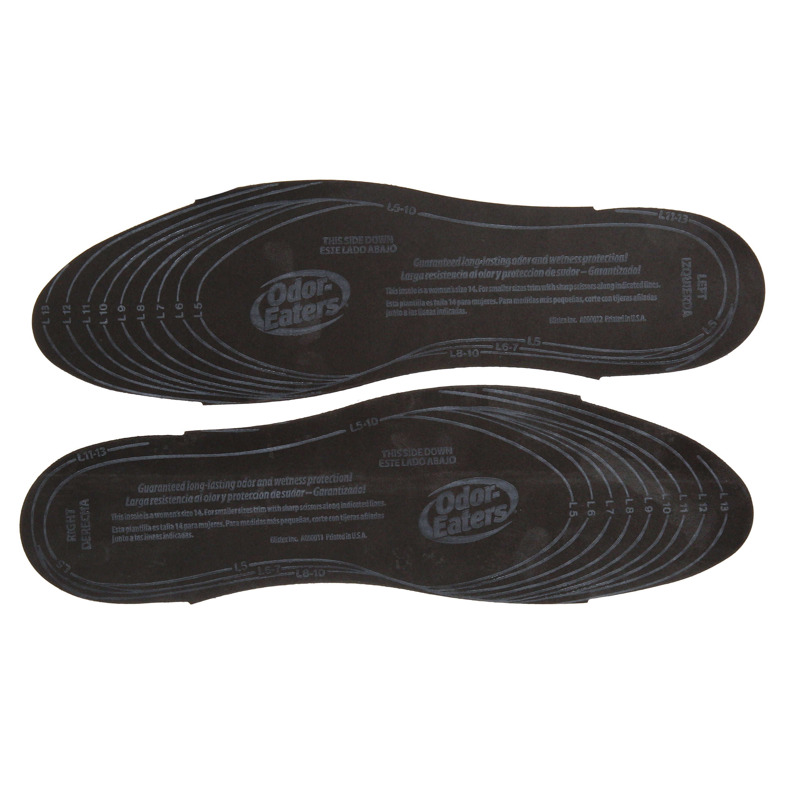 odor eaters insoles soft & slim womens
