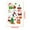 02-Multicolor-A 4.33x2.95 Inch, variant on Christmas Assemblable Snowman Door Stickers Home Decoration, Removable Winter Snowman Wall Decals for Xmas Door Window Refrigerator Decorations 1 Set Multicolor