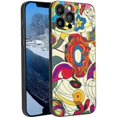 thumbnail image 1 of Compatible with iPhone 13 Pro Max Phone Case, Abstract-Psychedelia-Hippie-1 Case Silicone Protective for Teen Girl Boy Case for iPhone 13 Pro Max, 1 of 1