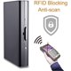 thumbnail image 2 of Paquete de 2 protectores de tarjeteros de crédito RFID de metal para tarjeteros de crédito y tarjeteros de visita para hombres, mujeres, set de regalo (negro) oso de fresa Electrónica, 2 of 4