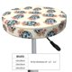 thumbnail image 4 of Balery 70s Disco Ball Fundas de asiento para taburete de bar redondo de tela de terciopelo ajustables que protegen de arañazos y manchas para sillas de 14 a 17 pulgadas.-12 inch, 4 of 7