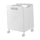 thumbnail image 5 of Cesta de almacenamiento plegable para la colada, contenedor de almacenamiento con ruedas, cesto para la colada fácil de llevar, cesta para ropa sucia Blanco, 5 of 8