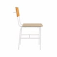 thumbnail image 4 of Silla de comedor industrial Set de 2, acabado blanco, 4 of 5