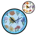 thumbnail image 2 of Indoor 12' Voice-Activated Luminous Decoration Wall Clock With LED Night Light A Simple Design and Flat Colors, 2 of 8