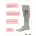 thumbnail image 3 of MeMoi  Glitter Unicorn Knee-High Socks - Girls - Female, 10, Gray, 3 of 7