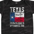 thumbnail image 4 of Inktastic Established December 29, 1845 Texas Flag Boys or Girls Baby Bodysuit, 4 of 5