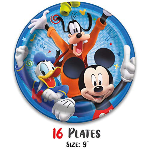 Minnie Mickey Mouse Party Supplies Set Birthday 8PCS 9" Plates