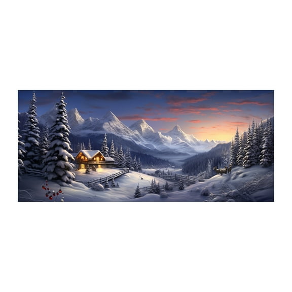 Christmas Garage Door Decorations Christmas Garage Door Banner Christmas Holiday Party in Two Sizes 7 X 16 Feet and 6 X 13 Feet