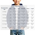 thumbnail image 2 of Nugftut Sweatshirts for Boys Corduroy Full-Zip Hooded Long Sleeve Sweatshirts Size 3-4 Navy, 2 of 7
