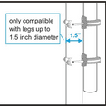 thumbnail image 2 of Upper Bounce Trampoline Enclosure Set with Top Ring Enclosure System, to fit 14 FT. Round Frames, for 3 or 6 W-Shaped Legs - Set Includes, 2 of 8