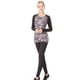 thumbnail image 2 of Body deportivo de manga larga, pantalones de entrenamiento para correr/yoga para mujer-XL, 2 of 8
