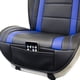thumbnail image 3 of Cojines de Asiento de Coche de Piel sintética Negra Compatible con Bolsa de Aire, 3 of 9