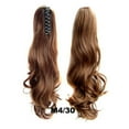 thumbnail image 4 of 55cm Women Girls Long Curly Wavy Ponytail Extension Synthetic Hair Piece Clip Hair Extensions, 4 of 9