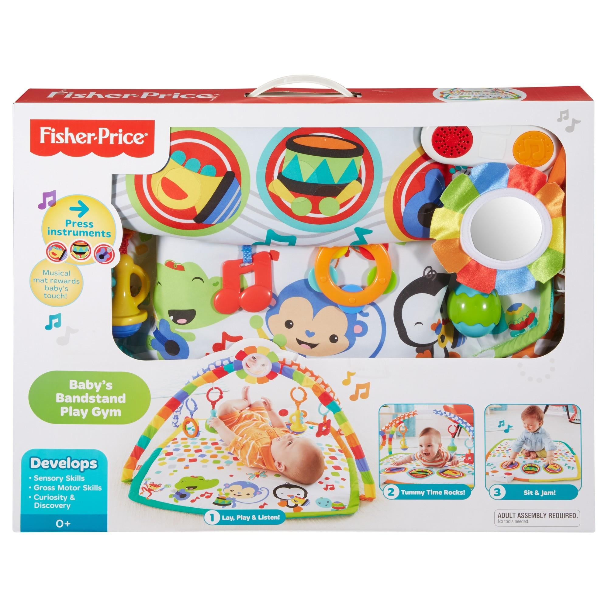 fisher price baby's bandstand play gym