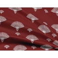 thumbnail image 5 of oneOone Rayon Maroon Fabric Block Sewing Material Print Fabric By The Yard 56 Inch Wide, 5 of 5