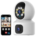 thumbnail image 1 of VAK Video Camara de seguridad Doble lente W10 wifi 5G IA luz nocturna, 1 of 6