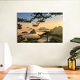 thumbnail image 3 of Elephant Stock Huangshan Mountain Scenery Wall Art - Horizontal Canvas Wall Art - Living Room Wall Decor - Places Canvas - Gray And Green Decor - 12" x 8", 3 of 8