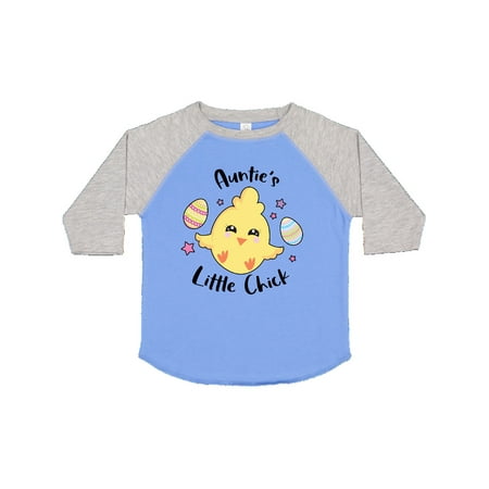 

Inktastic Happy Easter Auntie s Little Chick Gift Toddler Toddler Girl T-Shirt