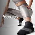 thumbnail image 3 of Feetures Elite Light Cushion No Show Tab Ankle Socks - Sport Sock with Targeted Compression - New Black, XL (1 Pair), 3 of 8