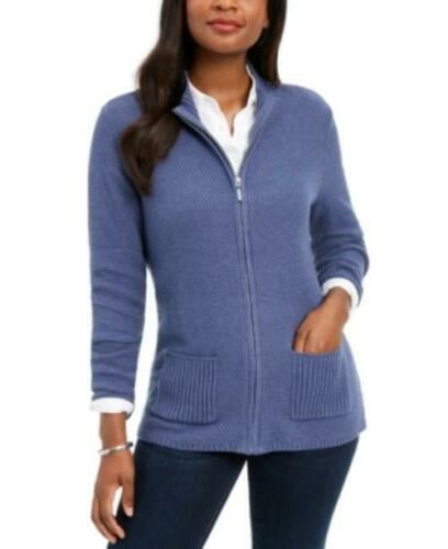 Karen Scott Women's Petite Zip-Front 
