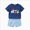 E57-Blue, variant on Boys Summer 2-Piece Set 6-12 Months 12-24 Months 2t 3t 4t 5t 6t 7t Children Cool Print Short Sleeve T-Shirt And Elastic Waist Shorts,Lightweight(Blue,3-4 Years)