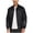 black, variant on Mens Classic Fit Tonal Satin Bomber Jacket, Black, Large