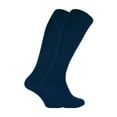 thumbnail image 1 of Sock Snob - Womens Long Knee High Bamboo Socks | 2 Pair Pack | Plain & Patterned | Gift for Ladies, 1 of 2