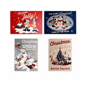 Disney Walt's Holiday Lodge Mickey and Friends Holiday Greeting Cards New w Box