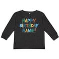 thumbnail image 3 of Inktastic Happy Birthday Nana Boys or Girls Long Sleeve Toddler T-Shirt, 3 of 5