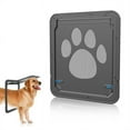 ckepdyeh Pet Kitty Dog Door Flap Gate Opener Controlled Entry