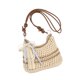 thumbnail image 5 of Bolso de hombro tejido para playa, elegante y moderno, con correa ajustable para el hombro, ideal para cumpleaños. Caqui beige, 5 of 9