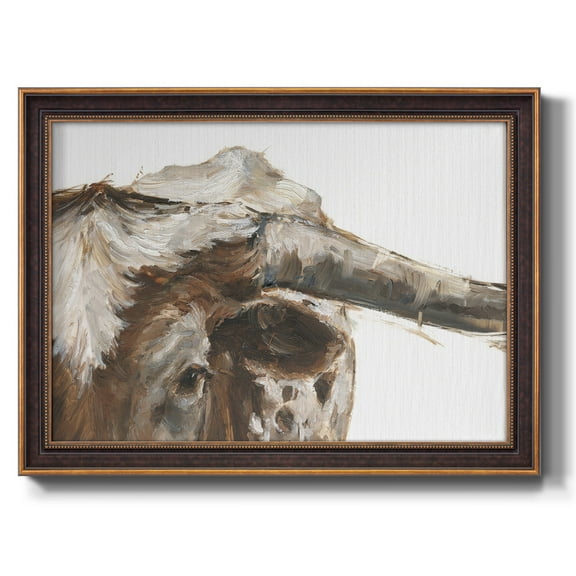 Steer Clear II Premium Framed Canvas- Ready to Hang