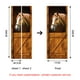 thumbnail image 3 of StyleI 77x200cm Etiqueta de puerta 3D Bodega Foto Mural Trompe l'oeil Calcomanías de pared PVC Papel tapiz impermeable para dormitorio Baño Cocina Decoración Pegatinas de puerta BRI Rojo Verde, 3 of 5
