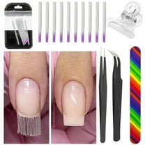Fiberglass Nail Extension Kit Salon Acrylic Nails Set Strong Durable Fiber Glass for Manicure Pedicure DIY Supplies