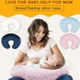 thumbnail image 5 of Breastfeeding Pillow Cases And Breastfeeding And Bottle Feeding Locators, Baby Support, Prone Time - Pink, 5 of 5