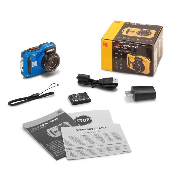 Kodak PIXPRO WPZ2 - 16.35 MP Waterproof Digital Camera - Wi-Fi, 4x