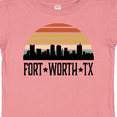 thumbnail image 4 of Inktastic Fort Worth Texas Skyline Retro Boys or Girls Baby T-Shirt, 4 of 5