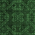 thumbnail image 1 of Ahgly Company Indoor Square Abstract Emerald Green Modern Area Rugs, 8' Square, 1 of 4