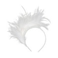 thumbnail image 2 of EGNMCR Accessoires de Fête, Décorations de Fête, Bandeau Style Bandeau Plume Bandeau Rétro Bandeau Carnaval Bandeau Fascinateur Bandeau de Cocktail pour Femmes, 2 of 2