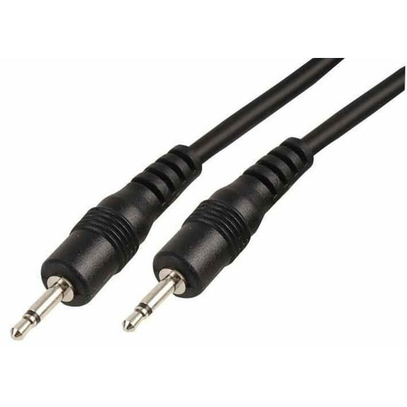 PRO SIGNAL - 2.5mm Mono Jack Plug to Plug Lead, 1m Black