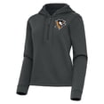 thumbnail image 2 of Women's Antigua  Pewter Pittsburgh Penguins Contemporary Quarter-Zip Hoodie, 2 of 3