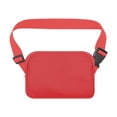 thumbnail image 1 of Bolso bandolera para teléfono para correr, 19,5 x 14 cm, multiusos, para mujer, de nailon Rojo, 1 of 8