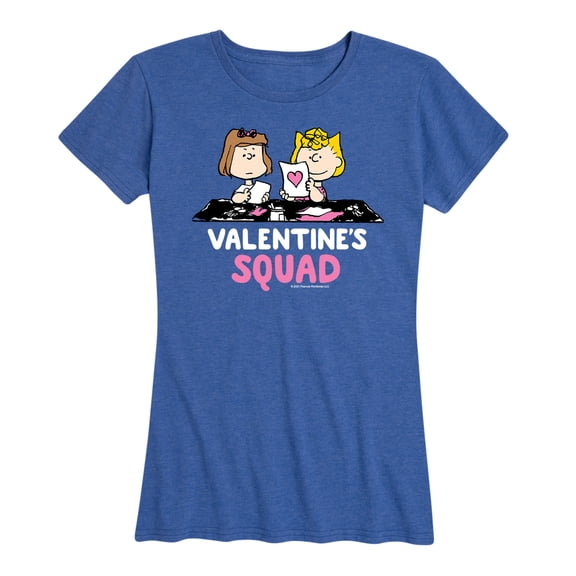 Peanuts - Valentine's Squad - Women's Short Sleeve Graphic T-Shirt