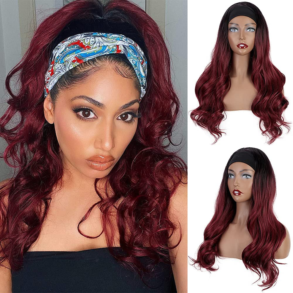 Long Wavy Headband Wig for Women Long Curly Synthetic Headband Wigs for  Black Women Girl's Black Color Hair for Daily Party Wear Easy to Wear |  Walmart Canada